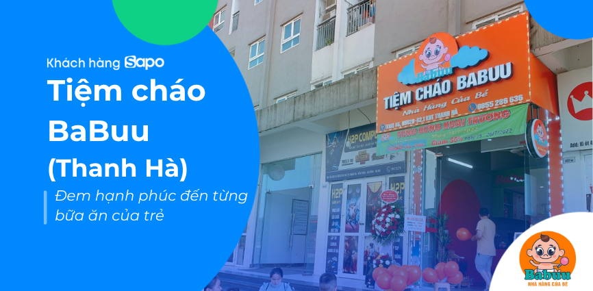 Tiệm Cháo Babuu có đặt món trực tuyến không?
