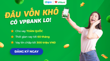 VPBank-Vay tín chấp 300 triệu