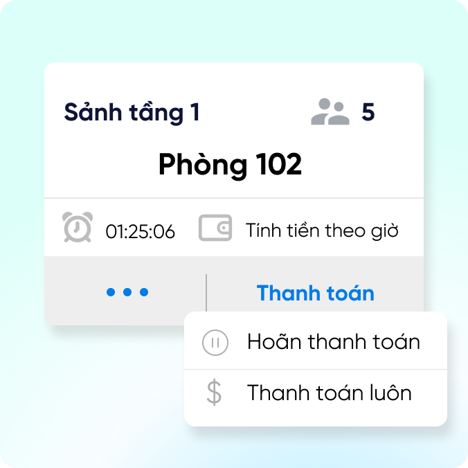 ngưng tính thời gian phục vụ