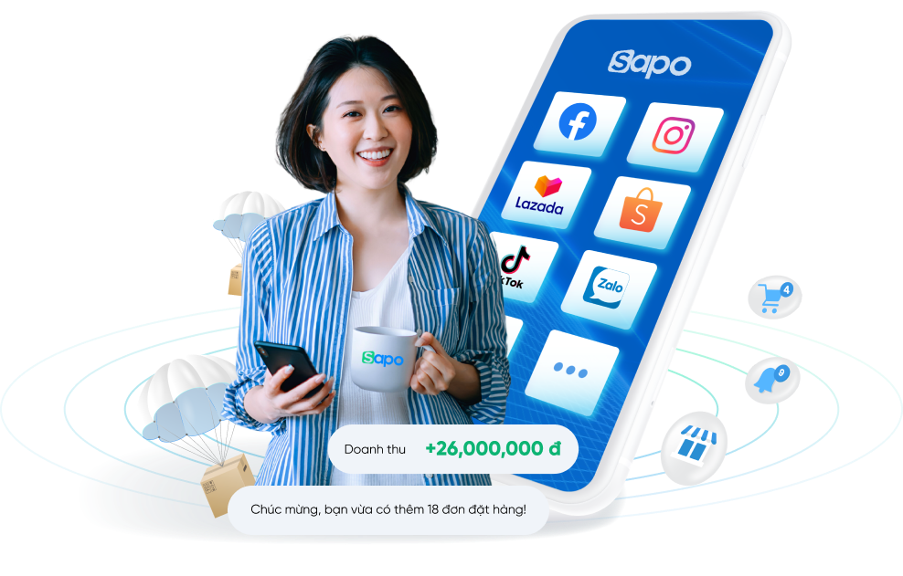 Phần mềm quản lý bán hàng online Sapo