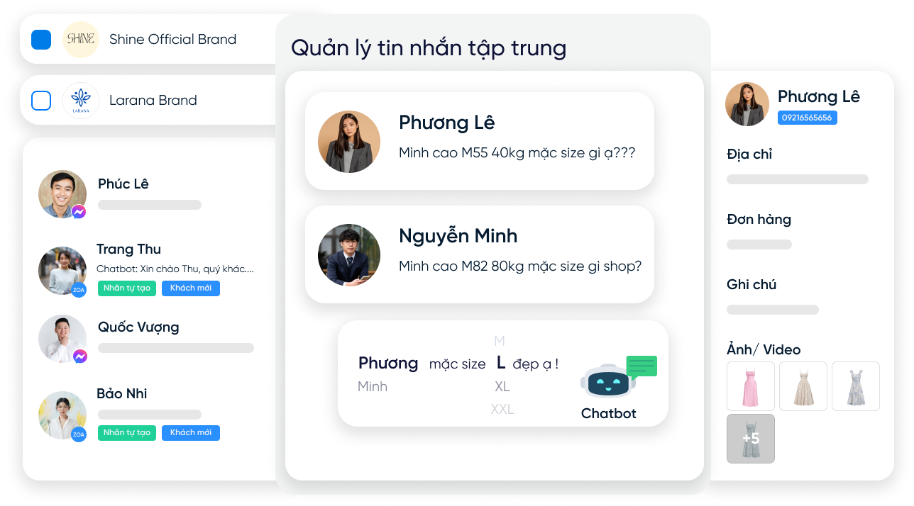 Sapo giúp chủ shop quản lý comment, inbox tập trung và phản hồi thông minh bằng AI