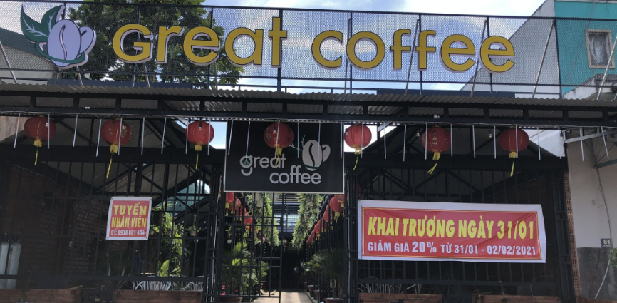 Great Coffee - Điểm đến lý tưởng để thư giãn và nhâm nhi cafe 