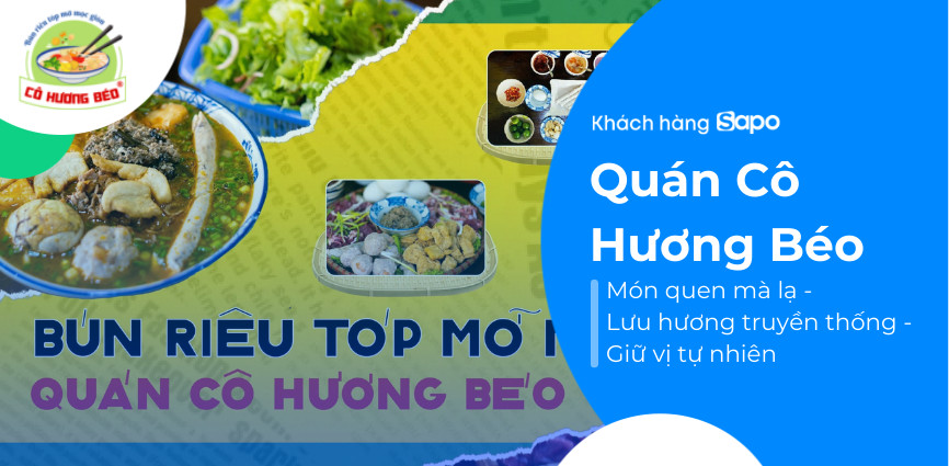 Cô Hương Béo - Bún riêu tóp mỡ mọc giòn 