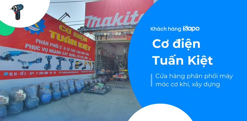 Cơ điện Tuấn Kiệt - Cửa hàng phân phối máy móc cơ khí, xây dựng