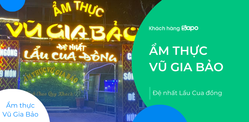 Ẩm thực Vũ Gia Bảo - Đệ nhất Lẩu Cua đồng 