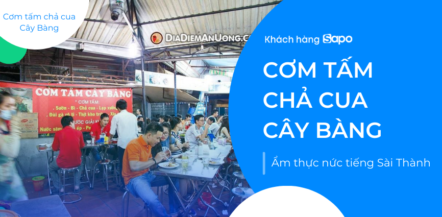 Cơm tấm chả cua Cây Bàng - ẩm thực nức tiếng Sài Thành