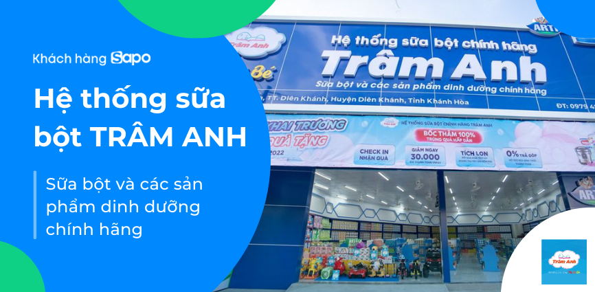 Hệ thống sữa bột chính hãng Trâm Anh