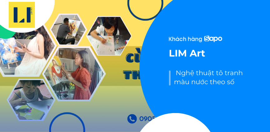 LIM Art - Nghệ thuật tô tranh màu nước theo số