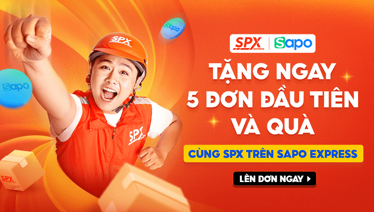 Tặng ngay 5 đơn đầu tiên & quà cùng SPX trên Sapo Express