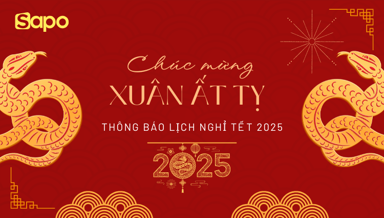 Thư chúc Tết và thông báo lịch nghỉ Tết Ất Tỵ 2025