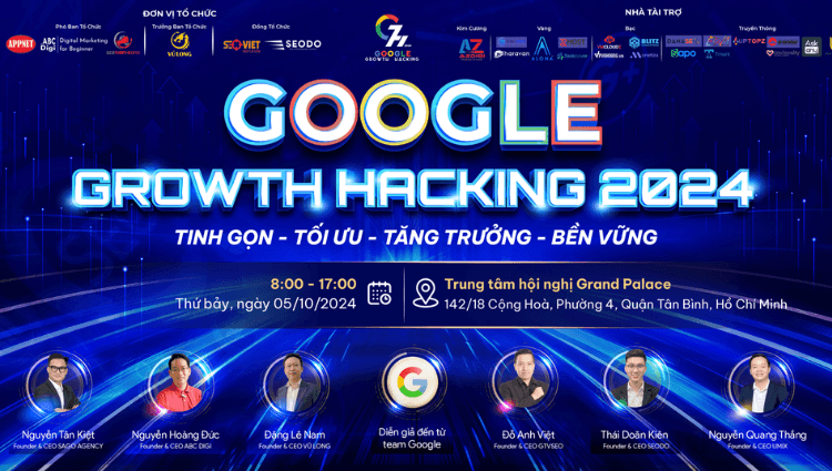 Sapo đồng hành cùng sự kiện Google Growth Hacking 2024