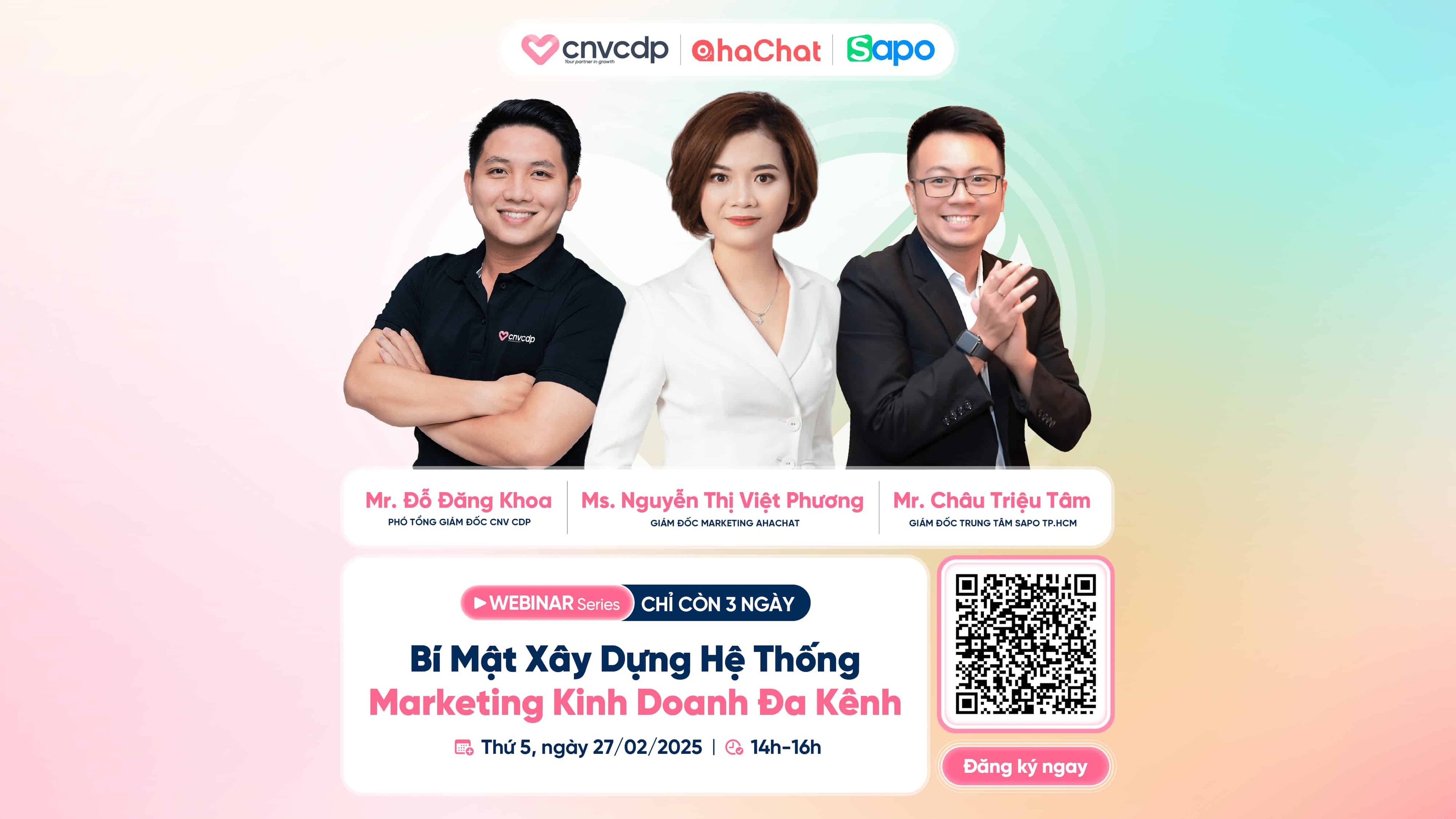 Webinar #02: Bí mật xây dựng hệ thống marketing kinh doanh đa kênh