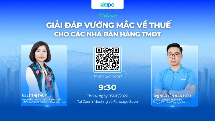 Webinar "Giải đáp vướng mắc về thuế cho các nhà bán hàng TMĐT"